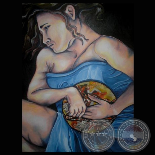 FRAGMENTOS DE MUJER EVA, 2006 -  Acrílico sobre cartón de CARLA ASCARZA